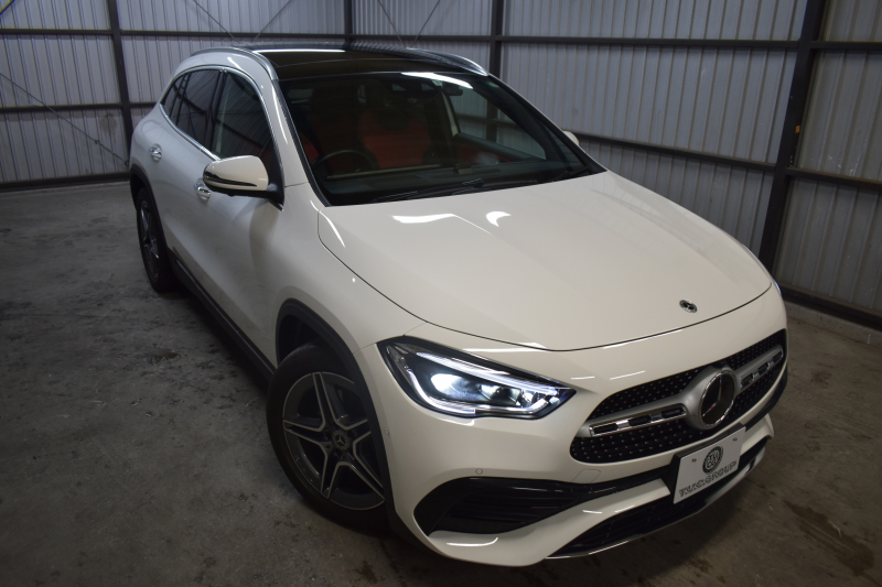 メルセデスベンツ GLA GLA200d 4ﾏﾁｯｸ AMGﾗｲﾝ/AMGﾚｻﾞｰｴｸｽｸﾙｰｼﾌﾞP/ﾚｰﾀﾞｰSP 燃費16.5 ﾃﾞｨｰｾﾞﾙTB ﾊﾟﾉﾗﾏｻﾝR ﾋｰﾀｰ付赤黒革ｼｰﾄ ﾃﾞｨｽﾄﾛ BSM Lﾁｪﾝｼﾞ AMGｴｱﾛ19AW ｷｰﾚｽGO PTS ﾌｯﾄﾄﾗﾝｸ 対話式ﾅﾋﾞ 360ｶﾒﾗ 2年保証