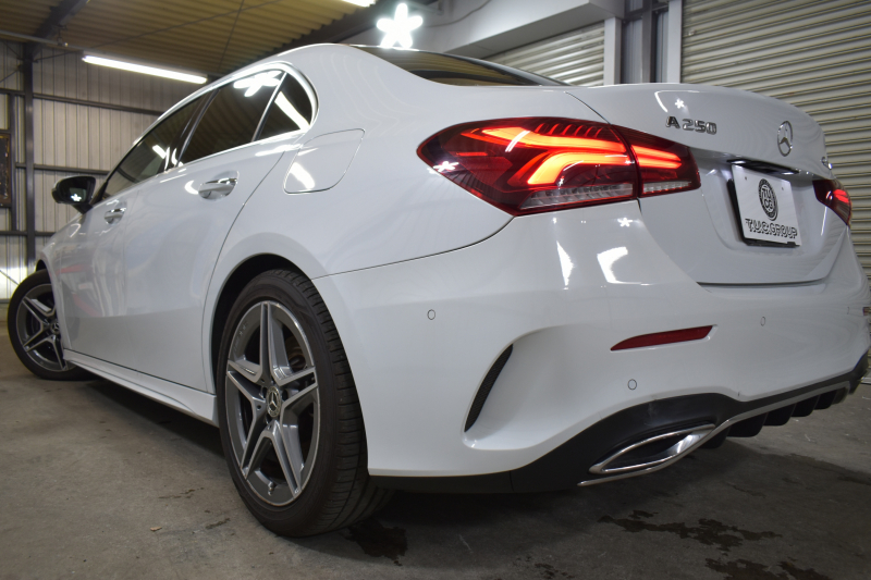 メルセデスベンツ Aクラス A250 4ﾏﾁｯｸ AMGﾗｲﾝ AMGﾚｻﾞｰｴｸｽｸﾙｰｼﾌﾞ ｱﾄﾞﾊﾞﾝｽﾄﾞP ﾚｰﾀﾞｰSP  ﾊﾟﾉﾗﾏｻﾝﾙｰﾌ ﾋｰﾀｰ赤黒革 ﾃﾞｨｽﾄﾛ ﾌﾞﾗｲﾝﾄﾞS Lﾁｪﾝｼﾞ AMGｴｱﾛ18AW ｷｰGO PTS ﾍｯﾄﾞｱｯﾌﾟD 対話式ﾅﾋﾞTV 360ｶﾒﾗ 2年保証