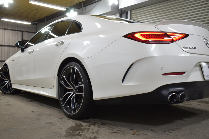 AMG CLSクラス CLS53 4ﾏﾁｯｸ+ ﾚｰﾀﾞｰｾｰﾌﾃｨP 右H 3.0ﾘｯﾀｰ/435馬力 ISG搭載 MEｺﾈｸﾄ ｺﾗﾑ9速 4WD 1ｵｰﾅｰ ｶﾞﾗｽｻﾝﾙｰﾌ ﾋｰﾀｰｸｰﾗｰ黒革 ﾃﾞｨｽﾄﾛ BSM Lﾁｪﾝｼﾞ AMGｴｱﾛ20AW ｷｰﾚｽGO PTS ﾌﾞﾙﾒｽﾀｰ HUD ﾌｯﾄｹﾞｰﾄ LEDﾍｯﾄﾞﾗｲﾄ 地ﾃﾞｼﾞﾅﾋﾞ 360ｶﾒﾗ 2年保証