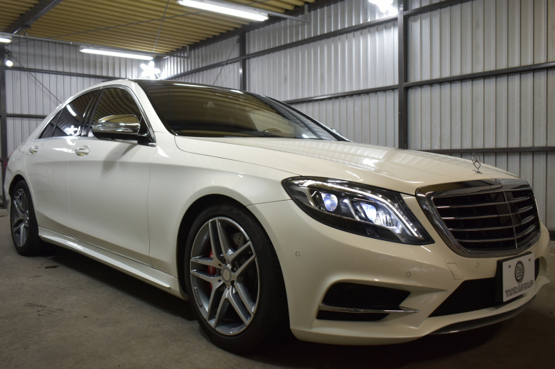 メルセデスベンツ Sクラス S400h ｴｸｽｸﾙｰｼﾌﾞ AMGﾗｲﾝ ﾗｸﾞｼﾞｭｱﾘｰP ﾚｰﾀﾞｰｾｰﾌﾃｨP 左ﾊﾝﾄﾞﾙ 中期型 V6ｴﾝｼﾞﾝ/306馬力 ﾊﾟﾉﾗﾏｻﾝﾙｰﾌ ﾋｰﾀｰ&ﾍﾞﾝﾁﾚｰﾀｰ黒革 ﾌﾞﾙﾒｽﾀｰ HUD AMGｴｱﾛ19AW ﾃﾞｨｽﾄﾛ ﾌﾞﾗｲﾝﾄﾞS ﾚｰﾝｷｰﾌﾟ HDDﾅﾋﾞTV 360ｶﾒﾗ ﾌｯﾄﾄﾗﾝｸ 2年保証