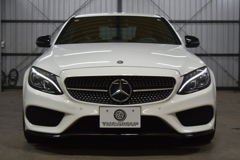 AMG Cクラス C43 4M EXC ﾚｰﾀﾞｰP  左H 1ｵｰﾅｰ 3.0LV6ﾀｰﾎﾞ367馬力 ﾋｰﾀｰ赤革 ﾃﾞｨｽﾄﾛ ﾌﾞﾗｲﾝﾄﾞｽﾎﾟｯﾄ Lｷｰﾌﾟ AMGｴｱﾛ19AW ｷｰGO ﾌﾞﾙﾒｽﾀｰS ﾌｯﾄﾄﾗﾝｸ 地ﾃﾞｼﾞBｶﾒﾗ PTS 2年保証