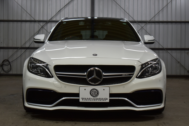 AMG Cクラス C63Sﾜｺﾞﾝ ﾚｰﾀﾞｰｾｰﾌﾃｨP V8ﾂｲﾝﾀｰﾎﾞ/510馬力 右ﾊﾝﾄﾞﾙ ﾊﾟﾉﾗﾏｻﾝﾙｰﾌ 専用19AW AMGﾊﾟﾌｫｰﾏﾝｽ/赤黒革ｼｰﾄ/ｽﾃｱﾘﾝｸﾞ/ｴｸﾞｿﾞｰｽﾄ ﾌﾞﾙﾒｽﾀｰ HUD ｴｱﾊﾞﾗﾝｽP ﾃﾞｨｽﾄﾛﾆｯｸ ﾌﾞﾗｲﾝﾄﾞS ﾚｰﾝｷｰﾌﾟ ﾅﾋﾞTV Bｶﾒﾗ ﾌｯﾄｹﾞｰﾄ ｷｰGO 2年保証