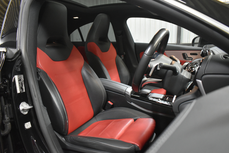 メルセデスベンツ CLAクラス CLA200d AMGﾗｲﾝ AMGﾚｻﾞｰｴｸｽｸﾙｰｼﾌﾞ ｱﾄﾞﾊﾞﾝｽﾄﾞP ﾚｰﾀﾞｰSP 1ｵｰﾅｰ ﾊﾟﾉﾗﾏｻﾝﾙｰﾌ ﾋｰﾀｰ赤黒革 ﾃﾞｨｽﾄﾛ Lﾁｪﾝｼﾞ AMGｴｱﾛ18AW ｷｰGO PTS ﾍｯﾄﾞｱｯﾌﾟD 対話式ﾅﾋﾞTV 360ｶﾒﾗ 2年保証