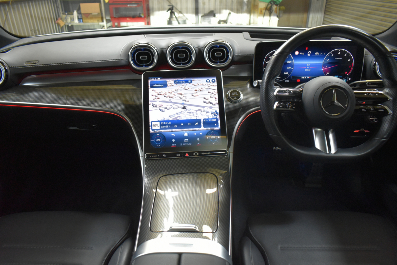 メルセデスベンツ Cクラス C200 4ﾏﾁｯｸ AVG AMGﾗｲﾝ ﾚｻﾞｰｴｸｽｸﾙｰｼﾌﾞ ﾚｰﾀﾞｰｾｰﾌﾃｨP ﾍﾞｰｼｯｸP  新型Cｸﾗｽ ISG搭載　9速 MEｺﾈｸﾄ 1ｵｰﾅｰ ﾊﾟﾉﾗﾏｻﾝﾙｰﾌ ﾋｰﾀｰ黒革 ACC LﾁｪﾝｼﾞA ﾌﾞﾗｲﾝﾄﾞS  AMGｴｱﾛ18AW MBUXﾅﾋﾞ360ｶﾒﾗ 2年保証