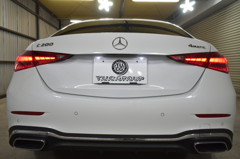 メルセデスベンツ Cクラス C200 4ﾏﾁｯｸ AVG AMGﾗｲﾝ ﾚｻﾞｰｴｸｽｸﾙｰｼﾌﾞ ﾚｰﾀﾞｰｾｰﾌﾃｨP ﾍﾞｰｼｯｸP  新型Cｸﾗｽ ISG搭載　9速 MEｺﾈｸﾄ 1ｵｰﾅｰ ﾊﾟﾉﾗﾏｻﾝﾙｰﾌ ﾋｰﾀｰ黒革 ACC LﾁｪﾝｼﾞA ﾌﾞﾗｲﾝﾄﾞS  AMGｴｱﾛ18AW MBUXﾅﾋﾞ360ｶﾒﾗ 2年保証