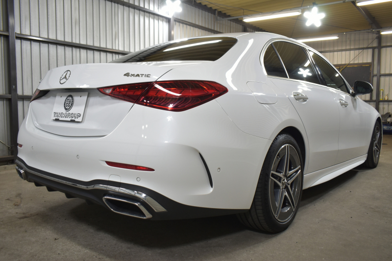 メルセデスベンツ Cクラス C200 4ﾏﾁｯｸ AVG AMGﾗｲﾝ ﾚｻﾞｰｴｸｽｸﾙｰｼﾌﾞ ﾚｰﾀﾞｰｾｰﾌﾃｨP ﾍﾞｰｼｯｸP  新型Cｸﾗｽ ISG搭載　9速 MEｺﾈｸﾄ 1ｵｰﾅｰ ﾊﾟﾉﾗﾏｻﾝﾙｰﾌ ﾋｰﾀｰ黒革 ACC LﾁｪﾝｼﾞA ﾌﾞﾗｲﾝﾄﾞS  AMGｴｱﾛ18AW MBUXﾅﾋﾞ360ｶﾒﾗ 2年保証