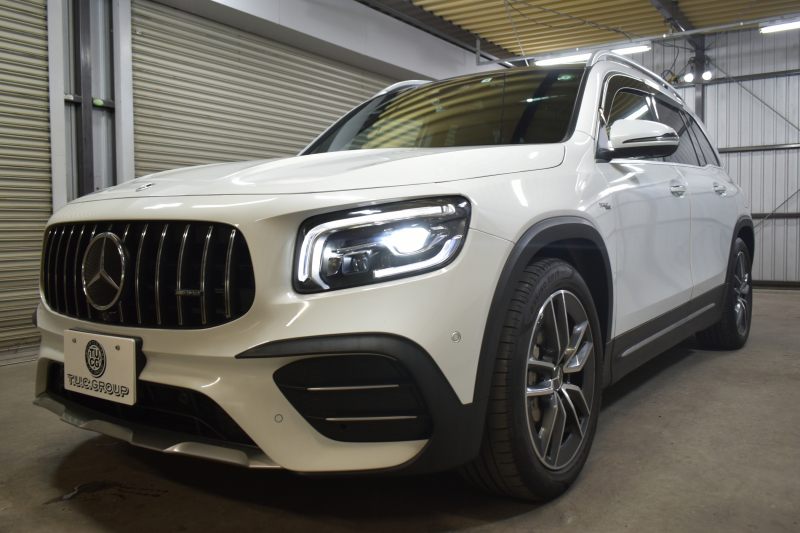 AMG GLB MercedesAMG GLB35 4ﾏﾁｯｸ AMGｱﾄﾞﾊﾞﾝｽﾄﾞ＆ﾊﾟﾌｫｰﾏﾝｽP ﾚｰﾀﾞｰｾｰﾌﾃｨP 1ｵｰﾅｰ 8速 ﾊﾟﾉﾗﾏｻﾝﾙｰﾌ ﾋｰﾀｰ赤/黒革 対話式ﾅﾋﾞ ﾃﾞｨｽﾄﾛ BSM Lｷｰﾌﾟ AMGｴｱﾛ19AW ｷｰﾚｽGO PTS HUD  地ﾃﾞｼﾞﾅﾋﾞ 360ｶﾒﾗ 2年保証