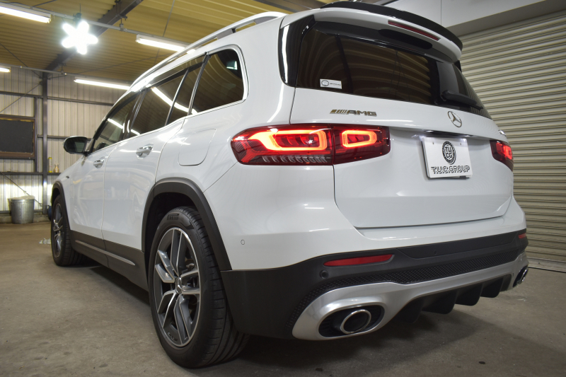 AMG GLB MercedesAMG GLB35 4ﾏﾁｯｸ AMGｱﾄﾞﾊﾞﾝｽﾄﾞ＆ﾊﾟﾌｫｰﾏﾝｽP ﾚｰﾀﾞｰｾｰﾌﾃｨP 1ｵｰﾅｰ 8速 ﾊﾟﾉﾗﾏｻﾝﾙｰﾌ ﾋｰﾀｰ赤/黒革 対話式ﾅﾋﾞ ﾃﾞｨｽﾄﾛ BSM Lｷｰﾌﾟ AMGｴｱﾛ19AW ｷｰﾚｽGO PTS HUD  地ﾃﾞｼﾞﾅﾋﾞ 360ｶﾒﾗ 2年保証