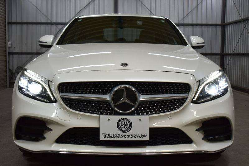 メルセデスベンツ Cクラス C220d AVG AMGﾗｲﾝ  RSP 後期型  ﾃﾞｨｰｾﾞﾙﾀｰﾎﾞ194馬力 燃費18.9km MEｺﾈ 9速 ﾋｰﾀｰ黒革 ﾃﾞｨｽﾄﾛ BSM LﾁｪﾝｼﾞAMGｴｱﾛ18AW ｷｰGO PTS 地ﾃﾞｼﾞﾅﾋﾞBｶﾒ 2年保証