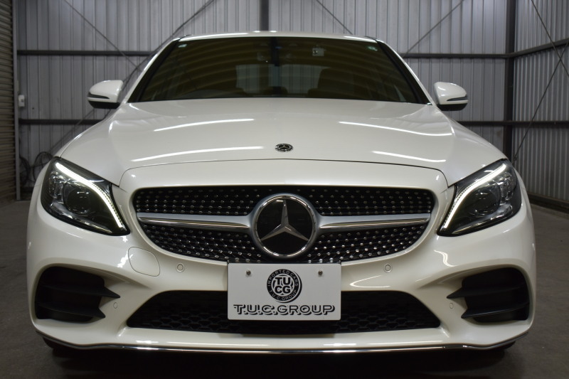 メルセデスベンツ Cクラス C220d AVG AMGﾗｲﾝ  RSP 後期型  ﾃﾞｨｰｾﾞﾙﾀｰﾎﾞ194馬力 燃費18.9km MEｺﾈ 9速 ﾋｰﾀｰ黒革 ﾃﾞｨｽﾄﾛ BSM LﾁｪﾝｼﾞAMGｴｱﾛ18AW ｷｰGO PTS 地ﾃﾞｼﾞﾅﾋﾞBｶﾒ 2年保証