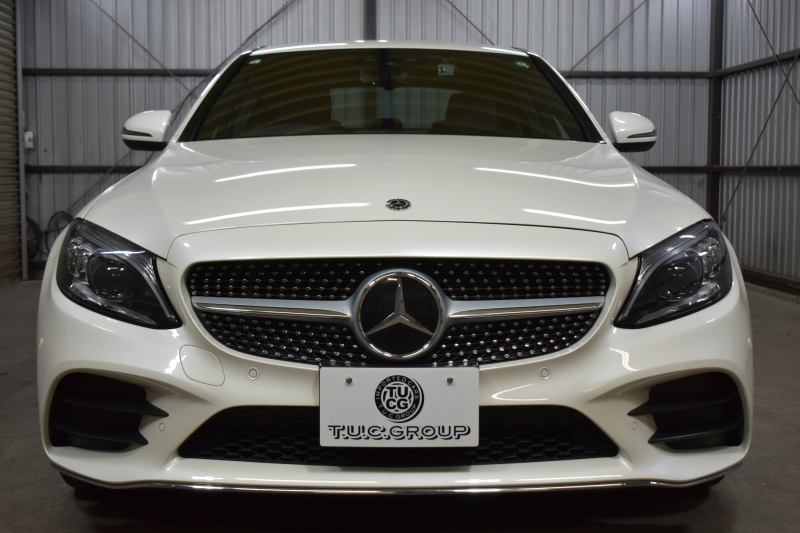 メルセデスベンツ Cクラス C220d AVG AMGﾗｲﾝ  RSP 後期型  ﾃﾞｨｰｾﾞﾙﾀｰﾎﾞ194馬力 燃費18.9km MEｺﾈ 9速 ﾋｰﾀｰ黒革 ﾃﾞｨｽﾄﾛ BSM LﾁｪﾝｼﾞAMGｴｱﾛ18AW ｷｰGO PTS 地ﾃﾞｼﾞﾅﾋﾞBｶﾒ 2年保証