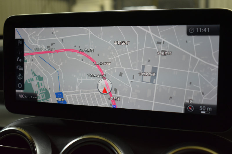 メルセデスベンツ Cクラス C220d AVG AMGﾗｲﾝ  RSP 後期型  ﾃﾞｨｰｾﾞﾙﾀｰﾎﾞ194馬力 燃費18.9km MEｺﾈ 9速 ﾋｰﾀｰ黒革 ﾃﾞｨｽﾄﾛ BSM LﾁｪﾝｼﾞAMGｴｱﾛ18AW ｷｰGO PTS 地ﾃﾞｼﾞﾅﾋﾞBｶﾒ 2年保証