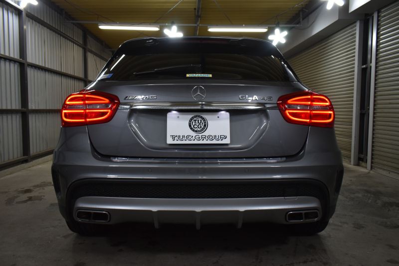 メルセデスベンツ GLA GLA45 4ﾏﾁｯｸ ﾚｰﾀﾞｰｾｰﾌﾃｨP 高出力ｴﾝｼﾞﾝ360馬力  ﾋｰﾀｰ黒革 ﾃﾞｨｽﾄﾛﾆｯｸﾌﾟﾗｽ ﾌﾞﾗｲﾝｯﾄﾞｽﾎﾟｯﾄ ﾚｰﾝｷｰﾌﾟ AMGｴｱﾛ19AW ｷｰﾚｽGO ﾏﾙﾁｶﾗｰｱﾝﾋﾞｴﾝﾄ 地デジBｶﾒﾗ ﾊﾟｰｸﾄﾛﾆｯｸ 2年保証