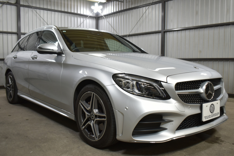 メルセデスベンツ Cクラス C220dﾜｺﾞﾝ AVG AMGﾗｲﾝ ﾚｰﾀﾞｰｾｰﾌﾃｨP 後期型 ﾃﾞｨｰｾﾞﾙ 194馬力/燃費18.9 MEｺﾈ 9速 ﾋｰﾀｰ黒革 ﾃﾞｨｽﾄﾛ BSM Lﾁｪﾝｼﾞ AMGｴｱﾛ18AW ｷｰﾚｽGO PTS 液晶ﾒｰﾀｰ HUD 電動ﾄﾗﾝｸ 誤発進 地ﾃﾞｼﾞﾅﾋﾞBｶﾒﾗ 2年保証