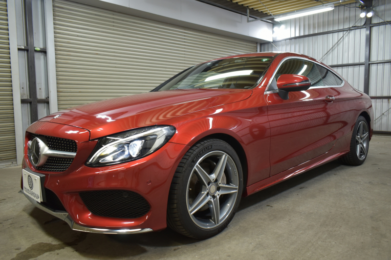 メルセデスベンツ Cクラス C180ｸｰﾍﾟ ｽﾎﾟｰﾂ ﾚｰﾀﾞｰｾｰﾌﾃｨP 燃費14.9km  ﾃﾞｨｽﾄﾛﾆｯｸﾌﾟﾗｽ ﾌﾞﾗｲﾝﾄﾞｽﾎﾟｯﾄｱｼｽﾄ ﾚｰﾝｷｰﾌﾟ ARTICOﾚｻﾞｰｼｰﾄ AMGｴｱﾛ18AW ｷｰﾚｽGo ﾊﾟｰｸﾄﾛ LEDﾍｯﾄﾞﾗｲﾄ 地ﾃﾞｼﾞﾅﾋﾞ Bｶﾒﾗ ﾏﾙﾁｱﾝﾋﾞｴﾝﾄ 2年保証