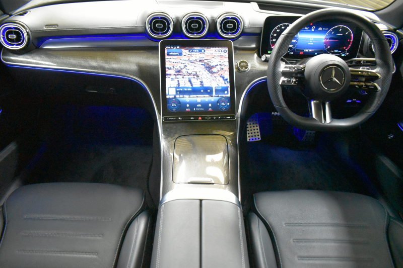 メルセデスベンツ Cクラス C220d AVG AMGﾗｲﾝ ﾚｻﾞｰｴｸｽｸﾙｰｼﾌﾞ ﾍﾞｰｼｯｸP ﾚｰﾀﾞｰｾｰﾌﾃｨP  ISG搭載 ﾊﾟﾉﾗﾏｻﾝﾙｰﾌ ﾋｰﾀｰ黒革  ACC BSM Lﾁｪﾝｼﾞ AMGｴｱﾛ18AW 電動ﾄﾗﾝｸ ﾍｯﾄﾞｱｯﾌﾟD ｷｰﾚｽGO MBUXﾅﾋﾞ360ｶﾒﾗ 2年保証