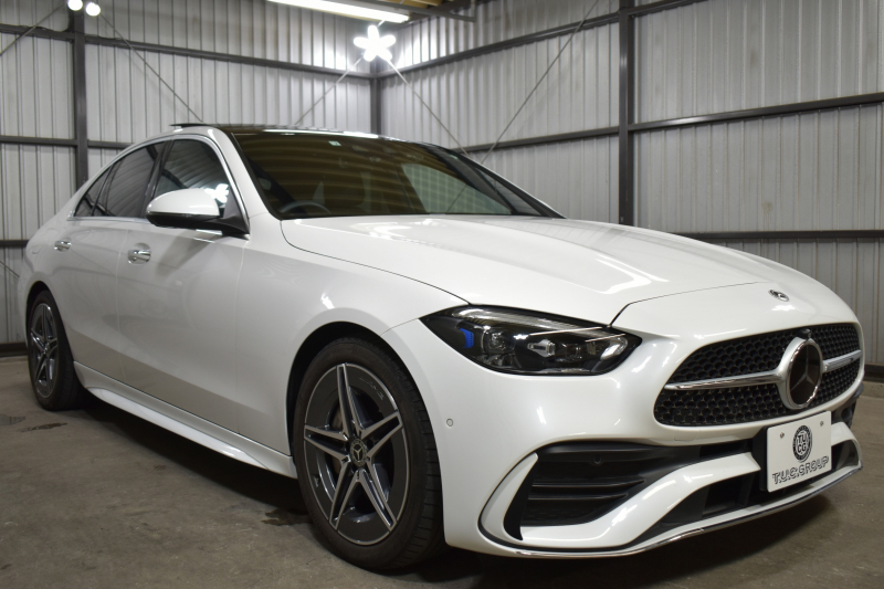 メルセデスベンツ Cクラス C220d AVG AMGﾗｲﾝ ﾚｻﾞｰｴｸｽｸﾙｰｼﾌﾞ ﾍﾞｰｼｯｸP ﾚｰﾀﾞｰｾｰﾌﾃｨP  ISG搭載 ﾊﾟﾉﾗﾏｻﾝﾙｰﾌ ﾋｰﾀｰ黒革  ACC BSM Lﾁｪﾝｼﾞ AMGｴｱﾛ18AW 電動ﾄﾗﾝｸ ﾍｯﾄﾞｱｯﾌﾟD ｷｰﾚｽGO MBUXﾅﾋﾞ360ｶﾒﾗ 2年保証