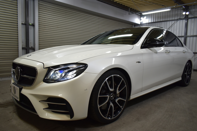 AMG Eクラス E53 4ﾏﾁｯｸ+ ｴｸｽｸﾙｰｼﾌﾞ ﾚｰﾀﾞｰｾｰﾌﾃｨP 3.0ﾘｯﾀｰ/435馬力 MEｺﾈｸﾄ 9速AT 4WD ﾊﾟﾉﾗﾏｻﾝﾙｰﾌ ﾋｰﾀｰｸｰﾗｰ黒革 ﾃﾞｨｽﾄﾛ BSM Lﾁｪﾝｼﾞ AMGｴｱﾛ20AW ｷｰﾚｽGO PTS ﾌﾞﾙﾒｽﾀｰ HUD ﾌｯﾄﾄﾗﾝｸ LEDﾍｯﾄﾞﾗｲﾄ 地ﾃﾞｼﾞﾅﾋﾞ 360ｶﾒﾗ 2年保証