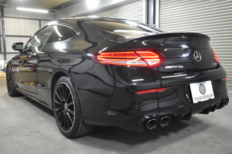 AMG Cクラス C43 4M ｸｰﾍﾟ ﾚｰﾀﾞｰSP 後期 390馬力 MEｺﾈｸﾄ 右H ﾊﾟﾉﾗﾏｻﾝﾙｰﾌ ﾋｰﾀｰ黒本革 ﾃﾞｨｽﾄﾛ BSM Lﾁｪﾝｼﾞ AMGｴｱﾛ19AW ｷｰGO PTS ﾌｯﾄﾄﾗﾝｸ ﾌﾞﾙﾒｽﾀｰ 液晶ﾒｰﾀｰ 地ﾃﾞｼﾞBｶﾒ 2年保証