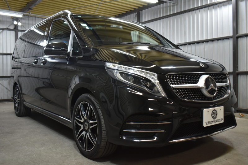 メルセデスベンツ Vクラス V220d ｱﾊﾞﾝｷﾞｬﾙﾄﾞﾛﾝｸﾞ AMGﾗｲﾝ ﾚｰﾀﾞｰP  1ｵｰﾅｰ車両 2.2L直4ﾀｰﾎﾞ ﾊﾟﾉﾗﾏｻﾝﾙｰﾌ  ﾋｰﾀｰ黒革 ﾃﾞｨｽﾄﾛ BSM Lｷｰﾌﾟ AMGｴｱﾛ19AW 両側電動ｽﾗｲﾄﾞ ﾌﾞﾙﾒS 電動Rｹﾞｰﾄ 地ﾃﾞｼﾞ360ｶﾒﾗ 2年保証