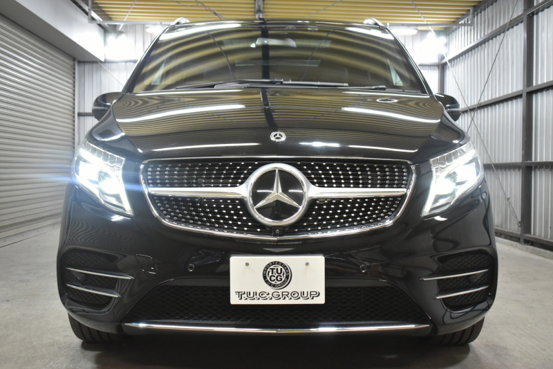 メルセデスベンツ Vクラス V220d ｱﾊﾞﾝｷﾞｬﾙﾄﾞﾛﾝｸﾞ AMGﾗｲﾝ ﾚｰﾀﾞｰP  1ｵｰﾅｰ車両 2.2L直4ﾀｰﾎﾞ ﾊﾟﾉﾗﾏｻﾝﾙｰﾌ  ﾋｰﾀｰ黒革 ﾃﾞｨｽﾄﾛ BSM Lｷｰﾌﾟ AMGｴｱﾛ19AW 両側電動ｽﾗｲﾄﾞ ﾌﾞﾙﾒS 電動Rｹﾞｰﾄ 地ﾃﾞｼﾞ360ｶﾒﾗ 2年保証