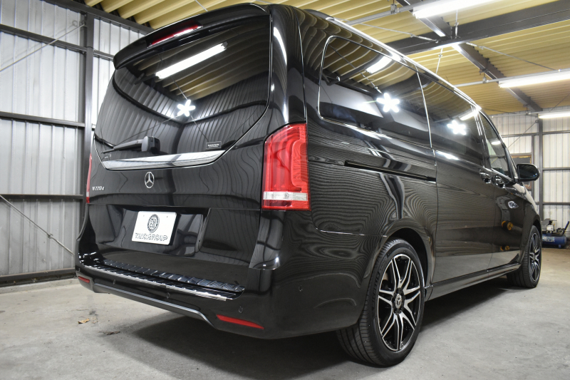 メルセデスベンツ Vクラス V220d ｱﾊﾞﾝｷﾞｬﾙﾄﾞﾛﾝｸﾞ AMGﾗｲﾝ ﾚｰﾀﾞｰP  1ｵｰﾅｰ車両 2.2L直4ﾀｰﾎﾞ ﾊﾟﾉﾗﾏｻﾝﾙｰﾌ  ﾋｰﾀｰ黒革 ﾃﾞｨｽﾄﾛ BSM Lｷｰﾌﾟ AMGｴｱﾛ19AW 両側電動ｽﾗｲﾄﾞ ﾌﾞﾙﾒS 電動Rｹﾞｰﾄ 地ﾃﾞｼﾞ360ｶﾒﾗ 2年保証