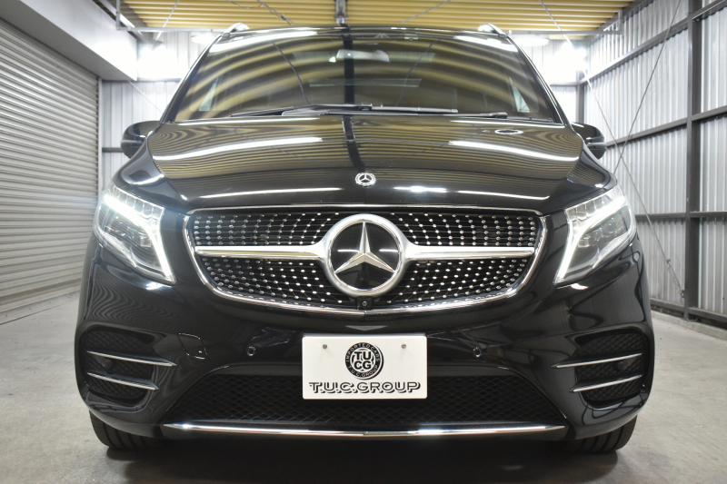 メルセデスベンツ Vクラス V220d ｱﾊﾞﾝｷﾞｬﾙﾄﾞﾛﾝｸﾞ AMGﾗｲﾝ ﾚｰﾀﾞｰP  1ｵｰﾅｰ車両 2.2L直4ﾀｰﾎﾞ ﾊﾟﾉﾗﾏｻﾝﾙｰﾌ  ﾋｰﾀｰ黒革 ﾃﾞｨｽﾄﾛ BSM Lｷｰﾌﾟ AMGｴｱﾛ19AW 両側電動ｽﾗｲﾄﾞ ﾌﾞﾙﾒS 電動Rｹﾞｰﾄ 地ﾃﾞｼﾞ360ｶﾒﾗ 2年保証