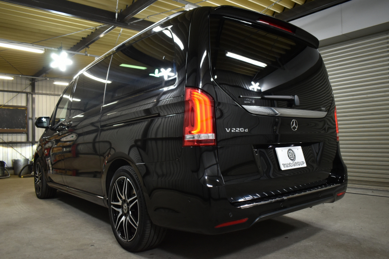 メルセデスベンツ Vクラス V220d ｱﾊﾞﾝｷﾞｬﾙﾄﾞﾛﾝｸﾞ AMGﾗｲﾝ ﾚｰﾀﾞｰP  1ｵｰﾅｰ車両 2.2L直4ﾀｰﾎﾞ ﾊﾟﾉﾗﾏｻﾝﾙｰﾌ  ﾋｰﾀｰ黒革 ﾃﾞｨｽﾄﾛ BSM Lｷｰﾌﾟ AMGｴｱﾛ19AW 両側電動ｽﾗｲﾄﾞ ﾌﾞﾙﾒS 電動Rｹﾞｰﾄ 地ﾃﾞｼﾞ360ｶﾒﾗ 2年保証