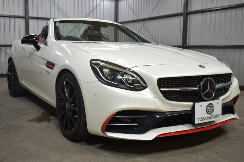 AMG SLC SLC43 ﾚｯﾄﾞｱｰﾄED 受注期間限定車両 ﾚｰﾀﾞｰｾｰﾌﾃｨP 367馬力 右ﾊﾝﾄﾞﾙ ﾏｼﾞｯｸｽｶｲﾙｰﾌ ﾋｰﾀｰ黒革 ｴｱｽｶｰﾌ ｷｰﾚｽGO PTS AMGｴｱﾛ18AW ﾃﾞｨｽﾄﾛ Bｽﾎﾟｯﾄ LEDﾍｯﾄﾞﾗｲﾄ harman/kardon 地ﾃﾞｼﾞHDDﾅﾋﾞ Bｶﾒﾗ 2年保証