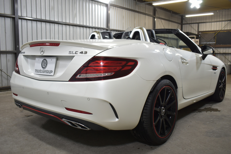 AMG SLC SLC43 ﾚｯﾄﾞｱｰﾄED 受注期間限定車両 ﾚｰﾀﾞｰｾｰﾌﾃｨP 367馬力 右ﾊﾝﾄﾞﾙ ﾏｼﾞｯｸｽｶｲﾙｰﾌ ﾋｰﾀｰ黒革 ｴｱｽｶｰﾌ ｷｰﾚｽGO PTS AMGｴｱﾛ18AW ﾃﾞｨｽﾄﾛ Bｽﾎﾟｯﾄ LEDﾍｯﾄﾞﾗｲﾄ harman/kardon 地ﾃﾞｼﾞHDDﾅﾋﾞ Bｶﾒﾗ 2年保証