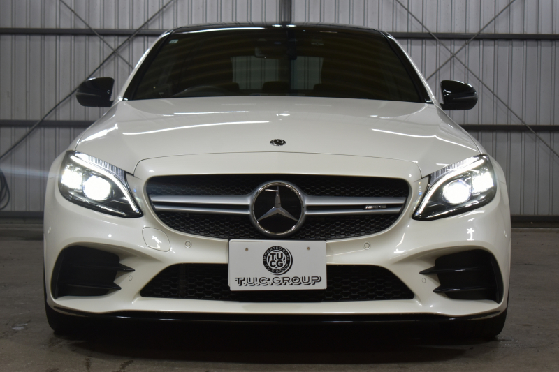 メルセデスベンツ Cクラス C43 4ﾏﾁｯｸ  ﾚｰﾀﾞｰｾｰﾌﾃｨP 後期型 右H 3.0ﾘｯﾀｰV6/390馬力 MEｺﾈｸﾄ ｺﾗﾑ9速AT ﾊﾟﾉﾗﾏｻﾝﾙｰﾌ ﾋｰﾀｰ黒本革 ﾃﾞｨｽﾄﾛ BSM Lﾁｪﾝｼﾞ AMGｴｱﾛ ｷｰGO ﾊﾟｰｸﾄﾛ ﾌｯﾄﾄﾗﾝｸ HUD ﾌﾞﾙﾒｽﾀｰS 液晶ﾒｰﾀｰ LEDﾍｯﾄﾞﾗｲﾄ 地ﾃﾞｼﾞﾅﾋﾞ Bｶﾒﾗ 2年保証