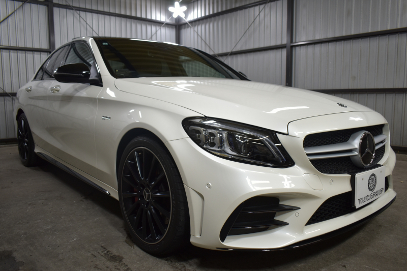 メルセデスベンツ Cクラス C43 4ﾏﾁｯｸ  ﾚｰﾀﾞｰｾｰﾌﾃｨP 後期型 右H 3.0ﾘｯﾀｰV6/390馬力 MEｺﾈｸﾄ ｺﾗﾑ9速AT ﾊﾟﾉﾗﾏｻﾝﾙｰﾌ ﾋｰﾀｰ黒本革 ﾃﾞｨｽﾄﾛ BSM Lﾁｪﾝｼﾞ AMGｴｱﾛ ｷｰGO ﾊﾟｰｸﾄﾛ ﾌｯﾄﾄﾗﾝｸ HUD ﾌﾞﾙﾒｽﾀｰS 液晶ﾒｰﾀｰ LEDﾍｯﾄﾞﾗｲﾄ 地ﾃﾞｼﾞﾅﾋﾞ Bｶﾒﾗ 2年保証