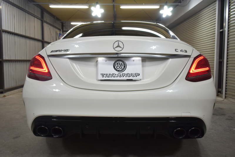 メルセデスベンツ Cクラス C43 4ﾏﾁｯｸ  ﾚｰﾀﾞｰｾｰﾌﾃｨP 後期型 右H 3.0ﾘｯﾀｰV6/390馬力 MEｺﾈｸﾄ ｺﾗﾑ9速AT ﾊﾟﾉﾗﾏｻﾝﾙｰﾌ ﾋｰﾀｰ黒本革 ﾃﾞｨｽﾄﾛ BSM Lﾁｪﾝｼﾞ AMGｴｱﾛ ｷｰGO ﾊﾟｰｸﾄﾛ ﾌｯﾄﾄﾗﾝｸ HUD ﾌﾞﾙﾒｽﾀｰS 液晶ﾒｰﾀｰ LEDﾍｯﾄﾞﾗｲﾄ 地ﾃﾞｼﾞﾅﾋﾞ Bｶﾒﾗ 2年保証