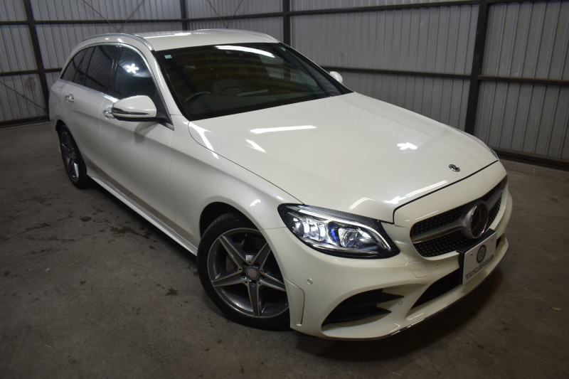 メルセデスベンツ Cクラス C200ﾜｺﾞﾝ AVG AMGﾗｲﾝ ﾚｰﾀﾞｰSP 後期型 9速 ﾐｰｺﾈｸﾄ ﾃﾞｨｽﾄﾛ LﾁｪﾝｼﾞﾌﾞﾗｲﾝﾄﾞS  誤発進 ﾋｰﾀｰ黒革 AMGｴｱﾛ18AW ｷｰﾚｽGo PTS 電動Rｹﾞｰﾄ 地ﾃﾞｼﾞBｶﾒﾗ 2年保証