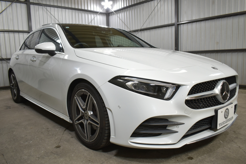 メルセデスベンツ Aクラス A200d AMGﾗｲﾝ AMGﾚｻﾞｰｴｸｽｸﾙｰｼﾌﾞ ｱﾄﾞﾊﾞﾝｽﾄﾞ/ﾚｰﾀﾞｰｾｰﾌﾃｨP ﾃﾞｨｰｾﾞﾙ燃費 18.8km MEｺﾈｸﾄ 8速AT ﾊﾟﾉﾗﾏｻﾝﾙｰﾌ ﾋｰﾀｰ黒灰革 ﾃﾞｨｽﾄﾛ BSM Lﾁｪﾝｼﾞ AMGｴｱﾛ18AW ｷｰﾚｽGO PTS HUD ｱﾄﾞﾊﾞﾝｽﾄﾞｻｳﾝﾄﾞ 対話式ﾅﾋﾞ 360ｶﾒﾗ 2年保証