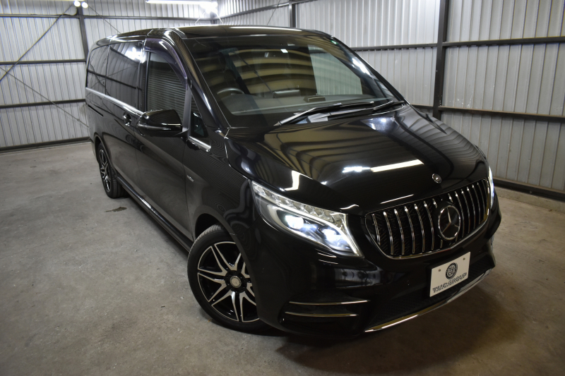 メルセデスベンツ Vクラス V220d ｽﾎﾟｰﾂ ﾛﾝｸﾞ AMGﾗｲﾝ ﾚｰﾀﾞｰｾｰﾌﾃｨP  ﾊﾟﾉﾗﾏｻﾝﾙｰﾌ ﾋｰﾀｰ黒革 ﾃﾞｨｽﾄﾛ BSM Lｷｰﾌﾟ AMGｴｱﾛ19AW 両側電動ｽﾗｲﾄﾞ ﾌﾞﾙﾒｽﾀｰ 電動Rｹﾞｰﾄ 地ﾃﾞｼﾞ360ｶﾒﾗ 2年保証