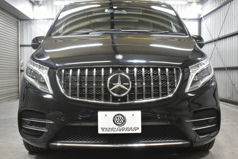 メルセデスベンツ Vクラス V220d ｽﾎﾟｰﾂ ﾛﾝｸﾞ AMGﾗｲﾝ ﾚｰﾀﾞｰｾｰﾌﾃｨP  ﾊﾟﾉﾗﾏｻﾝﾙｰﾌ ﾋｰﾀｰ黒革 ﾃﾞｨｽﾄﾛ BSM Lｷｰﾌﾟ AMGｴｱﾛ19AW 両側電動ｽﾗｲﾄﾞ ﾌﾞﾙﾒｽﾀｰ 電動Rｹﾞｰﾄ 地ﾃﾞｼﾞ360ｶﾒﾗ 2年保証