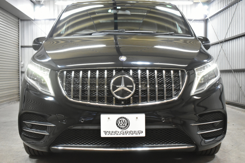 メルセデスベンツ Vクラス V220d ｽﾎﾟｰﾂ ﾛﾝｸﾞ AMGﾗｲﾝ ﾚｰﾀﾞｰｾｰﾌﾃｨP  ﾊﾟﾉﾗﾏｻﾝﾙｰﾌ ﾋｰﾀｰ黒革 ﾃﾞｨｽﾄﾛ BSM Lｷｰﾌﾟ AMGｴｱﾛ19AW 両側電動ｽﾗｲﾄﾞ ﾌﾞﾙﾒｽﾀｰ 電動Rｹﾞｰﾄ 地ﾃﾞｼﾞ360ｶﾒﾗ 2年保証