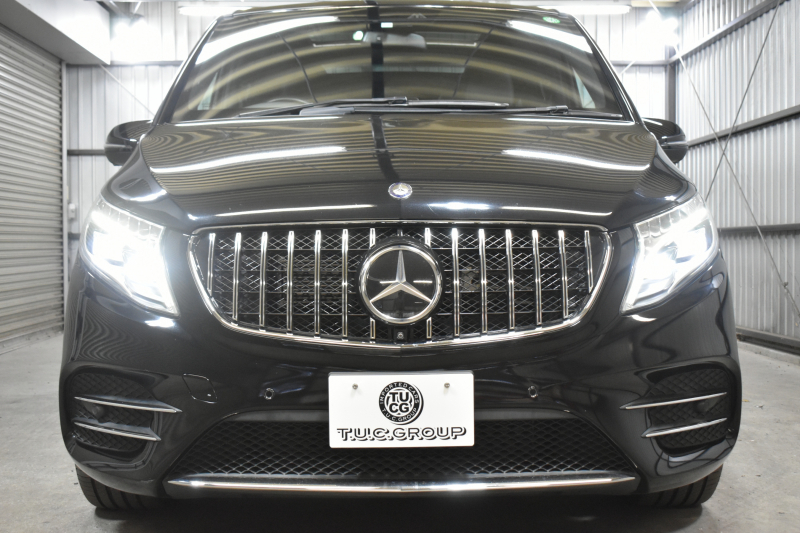 メルセデスベンツ Vクラス V220d ｽﾎﾟｰﾂ ﾛﾝｸﾞ AMGﾗｲﾝ ﾚｰﾀﾞｰｾｰﾌﾃｨP  ﾊﾟﾉﾗﾏｻﾝﾙｰﾌ ﾋｰﾀｰ黒革 ﾃﾞｨｽﾄﾛ BSM Lｷｰﾌﾟ AMGｴｱﾛ19AW 両側電動ｽﾗｲﾄﾞ ﾌﾞﾙﾒｽﾀｰ 電動Rｹﾞｰﾄ 地ﾃﾞｼﾞ360ｶﾒﾗ 2年保証