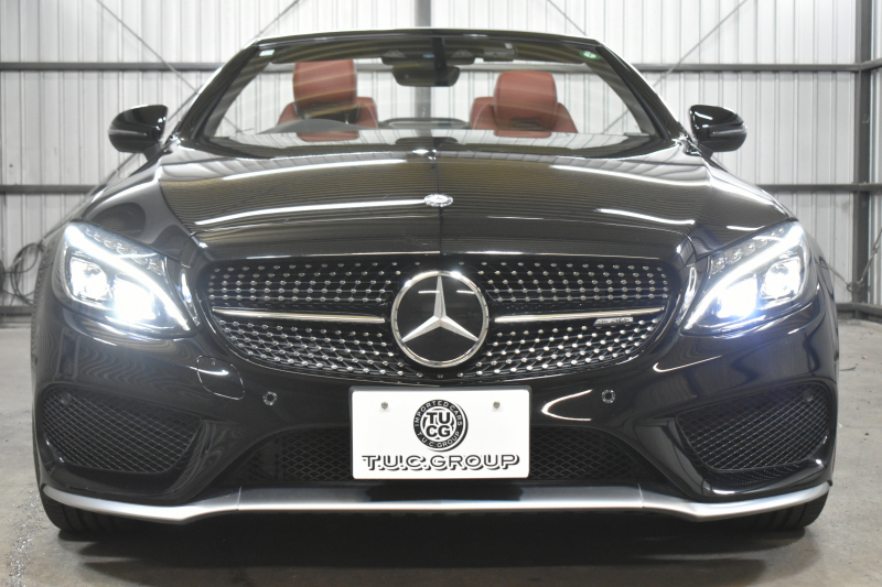 AMG Cクラス C43 4ﾏﾁｯｸ ｶﾌﾞﾘｵﾚ ﾚｰﾀﾞｰｾｰﾌﾃｨP 3ﾘｯﾀｰV6/367馬力 9速AT 4WD ﾌﾞﾙﾒｽﾀｰS ﾋｰﾀｰ赤本革/黒幌 ｴｱｽｶｰﾌ/ｴｱｷｬｯﾌﾟ ﾃﾞｨｽﾄﾛ Lｷｰﾌﾟ AMGｴｱﾛ19AW ｷｰﾚｽGO ﾊﾟｰｸﾄﾛ LEDﾍｯﾄﾞﾗｲﾄ ﾏﾙﾁｶﾗｰｱﾝﾋﾞｴﾝﾄﾗｲﾄ 地ﾃﾞｼﾞﾅﾋﾞ Bｶﾒﾗ 2年保証