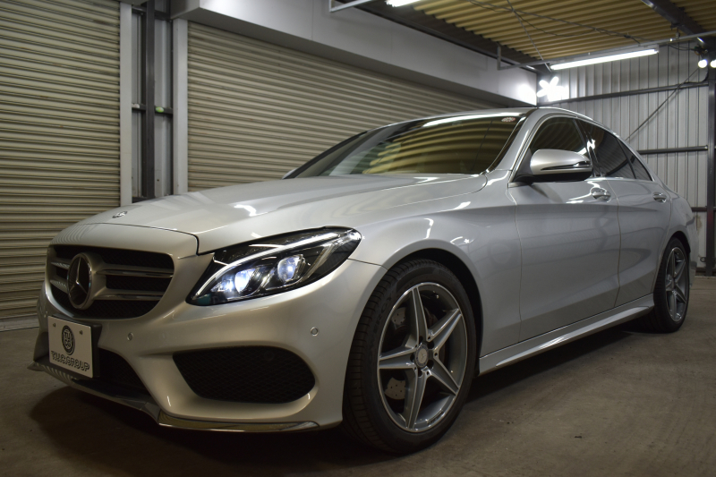 メルセデスベンツ Cクラス C220dAVG AMGﾗｲﾝ ﾍﾞｰｼｯｸP ﾚｰﾀﾞｰｾｰﾌﾃｨP 2.2ﾘｯﾀｰ/ﾃﾞｨｰｾﾞﾙ 170馬力 燃費20.3㎞ 9速  ﾋｰﾀｰ黒革 ﾃﾞｨｽﾄﾛ BSM Lｷｰﾌﾟ AMGｴｱﾛ18AW ｷｰﾚｽGo ﾊﾟｰｸﾄﾛ LEDﾍｯﾄﾞﾗｲﾄ 地ﾃﾞｼﾞﾅﾋﾞ Bｶﾒﾗ 2年保証