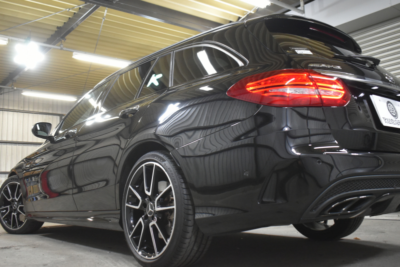 AMG Cクラス C43ﾜｺﾞﾝ 4ﾏﾁｯｸ ﾚｰﾀﾞｰｾｰﾌﾃｨP ｺﾗﾑ9速AT 367馬力 3.0/V6 4WD ﾊﾟﾉﾗﾏｻﾝﾙｰﾌ ﾋｰﾀｰ黒本革 ﾃﾞｨｽﾄﾛ BSM Lｷｰﾌﾟ AMGｴｱﾛ19AW ｷｰﾚｽGO ﾊﾟｰｸﾄﾛ ﾌﾞﾙﾒｽﾀｰｻｳﾝﾄﾞ ﾌｯﾄｹﾞｰﾄ LEDﾍｯﾄﾞﾗｲﾄ ﾏﾙﾁｶﾗｰｱﾝﾋﾞｴﾝﾄﾗｲﾄ 地ﾃﾞｼﾞﾅﾋﾞ Bｶﾒﾗ 2年保証