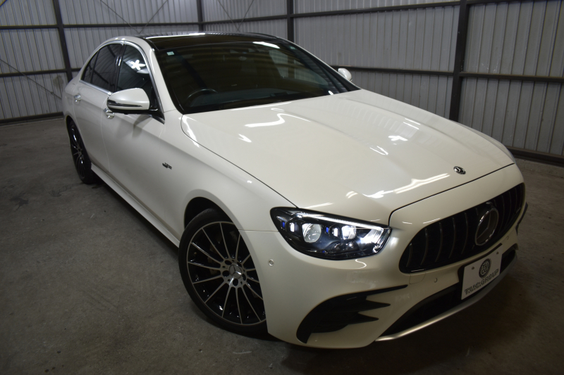 AMG Eクラス E53 4ﾏﾁｯｸ+ ｴｸｽｸﾙｰｼﾌﾞP ﾚｰﾀﾞｰｾｰﾌﾃｨP 1ｵｰﾅｰ  後期型 ﾊﾟﾉﾗﾏｻﾝﾙｰﾌ ﾋｰﾀｰｸｰﾗｰ黒革 ﾃﾞｨｽﾄﾛﾆｯｸ ﾌﾞﾗｲﾝﾄﾞｽﾎﾟｯﾄ ﾚｰﾝﾁｪﾝｼﾞ  MBUXﾅﾋﾞAMGｴｱﾛ20AW ﾌﾞﾙﾒｽﾀｰ ﾍｯﾄﾞｱｯﾌﾟD 電動ﾄﾗﾝｸ ｷｰﾚｽGO 360ｶﾒﾗ 2年保証