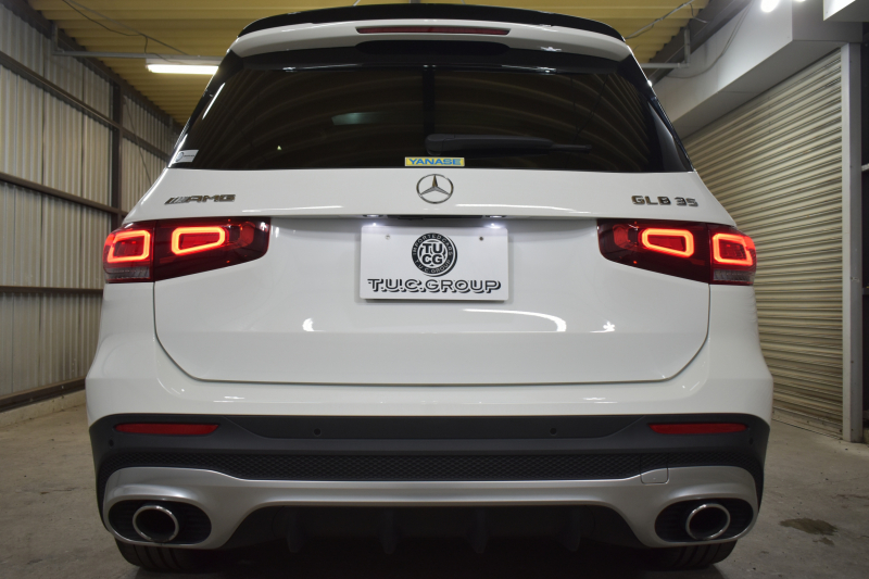 AMG GLB MercedesAMG GLB35 4ﾏﾁｯｸ ｱﾄﾞﾊﾞﾝｽﾄﾞﾊﾟｯｹｰｼﾞ ﾚｰﾀﾞｰｾｰﾌﾃｨP 8速 ｻﾝﾙｰﾌ ﾋｰﾀｰ黒/赤革 対話式ﾅﾋﾞ ﾃﾞｨｽﾄﾛ BSM Lｷｰﾌﾟ AMGｴｱﾛ19AW ｷｰﾚｽGO PTS HUD  地ﾃﾞｼﾞﾅﾋﾞ 360ｶﾒﾗ 新車保証継承可