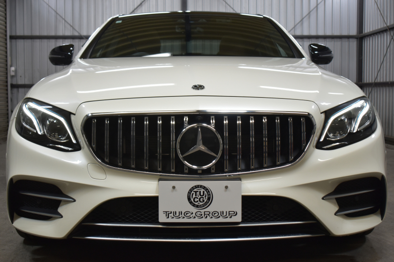 メルセデスベンツ Eクラス E43 4M ｴｸｽｸﾙｰｼﾌﾞ ﾚｰﾀﾞｰｾｰﾌﾃｨP ﾐｰｺﾈｸﾄ ﾊﾟﾉﾗﾏｻﾝﾙｰﾌ 全席ﾋｰﾀｰ茶革 ﾃﾞｨｽﾄﾛﾆｯｸ ﾌﾞﾗｲﾝﾄﾞｽﾎﾟｯﾄ ﾚｰﾝﾁｪﾝｼﾞA AMGｴｱﾛ20AW ﾌﾞﾙﾒS 地ﾃﾞｼﾞ360ｶﾒﾗ 2年保証