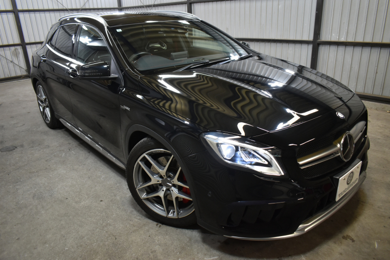 AMG GLA GLA45AMG 4M AMGｱﾄﾞﾊﾞﾝｽﾄﾞP ﾚｰﾀﾞｰｾｰﾌﾃｨP 後期型 ﾊﾟﾉﾗﾏｻﾝﾙｰﾌ ﾊｰﾏﾝｶｰﾄﾞﾝ ﾋｰﾀｰ付き黒革ﾊﾟﾌｫｰﾏﾝｽｼｰﾄ ﾃﾞｨｽﾄﾛﾆｯｸﾌﾟﾗｽ ﾌﾞﾗｲﾝﾄﾞｽﾎﾟｯﾄ ｷｰﾚｽGO 地デジBｶﾒﾗ 2年保証