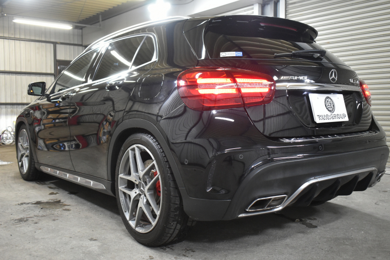 AMG GLA GLA45AMG 4M AMGｱﾄﾞﾊﾞﾝｽﾄﾞP ﾚｰﾀﾞｰｾｰﾌﾃｨP 後期型 ﾊﾟﾉﾗﾏｻﾝﾙｰﾌ ﾊｰﾏﾝｶｰﾄﾞﾝ ﾋｰﾀｰ付き黒革ﾊﾟﾌｫｰﾏﾝｽｼｰﾄ ﾃﾞｨｽﾄﾛﾆｯｸﾌﾟﾗｽ ﾌﾞﾗｲﾝﾄﾞｽﾎﾟｯﾄ ｷｰﾚｽGO 地デジBｶﾒﾗ 2年保証