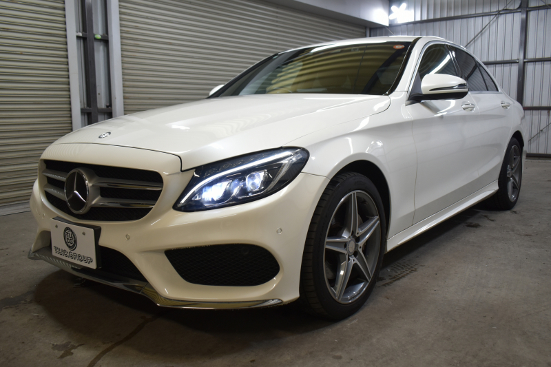 メルセデスベンツ Cクラス C200AVG AMGﾗｲﾝ ﾚｻﾞｰｴｸｽｸﾙｰｼﾌﾞ ﾚｰﾀﾞｰｾｰﾌﾃｨP 2年保証 高出力Eg ﾋｰﾀｰ黒本革  ﾃﾞｨｽﾄﾛﾆｯｸ ﾌﾞﾗｲﾝﾄﾞS ｷ-ﾚｽGo AMGｴｱﾛ18AW 電動Fﾄﾗﾝｸ ﾍｯﾄﾞUPﾃﾞｨｽﾌﾟﾚｲ 地ﾃﾞｼﾞBｶﾒ