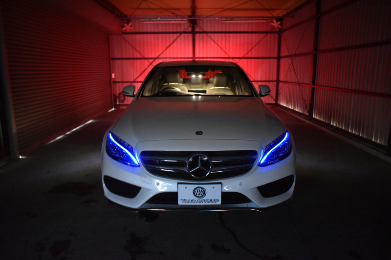 メルセデスベンツ Cクラス C200AVG AMGﾗｲﾝ ﾚｻﾞｰｴｸｽｸﾙｰｼﾌﾞ ﾚｰﾀﾞｰｾｰﾌﾃｨP 2年保証 高出力Eg ﾋｰﾀｰ黒本革  ﾃﾞｨｽﾄﾛﾆｯｸ ﾌﾞﾗｲﾝﾄﾞS ｷ-ﾚｽGo AMGｴｱﾛ18AW 電動Fﾄﾗﾝｸ ﾍｯﾄﾞUPﾃﾞｨｽﾌﾟﾚｲ 地ﾃﾞｼﾞBｶﾒ