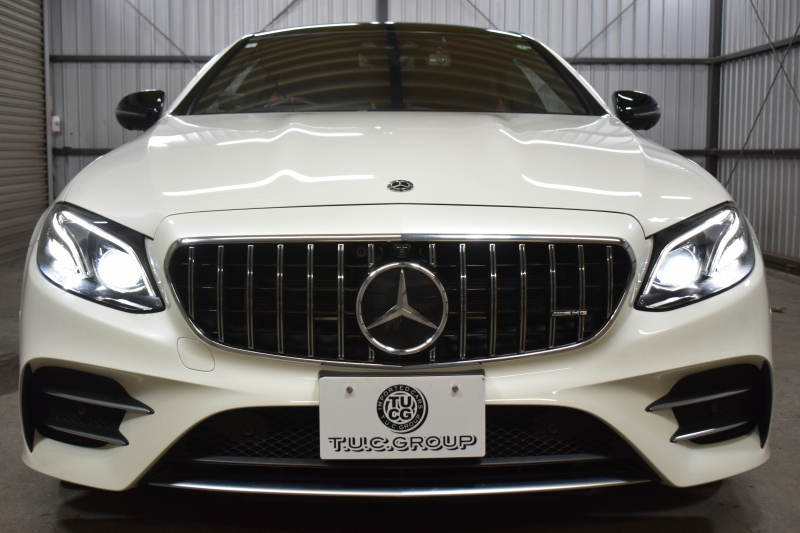 AMG Eクラス E53 4ﾏﾁｯｸ+ｸｰﾍﾟ ｴｸｽｸﾙｰｼﾌﾞ ﾚｰﾀﾞｰｾｰﾌﾃｨP 3.0ﾘｯﾀｰ/435馬力 MEｺﾈｸﾄ 9速AT 4WD ﾊﾟﾉﾗﾏｻﾝﾙｰﾌ ﾋｰﾀｰｸｰﾗｰ赤黒革 ﾃﾞｨｽﾄﾛ BSM Lﾁｪﾝｼﾞ AMGｴｱﾛ20AW ｷｰﾚｽGO PTS ﾌﾞﾙﾒｽﾀｰ HUD ﾌｯﾄﾄﾗﾝｸ LEDﾍｯﾄﾞﾗｲﾄ 地ﾃﾞｼﾞﾅﾋﾞ 360ｶﾒﾗ 2年保証